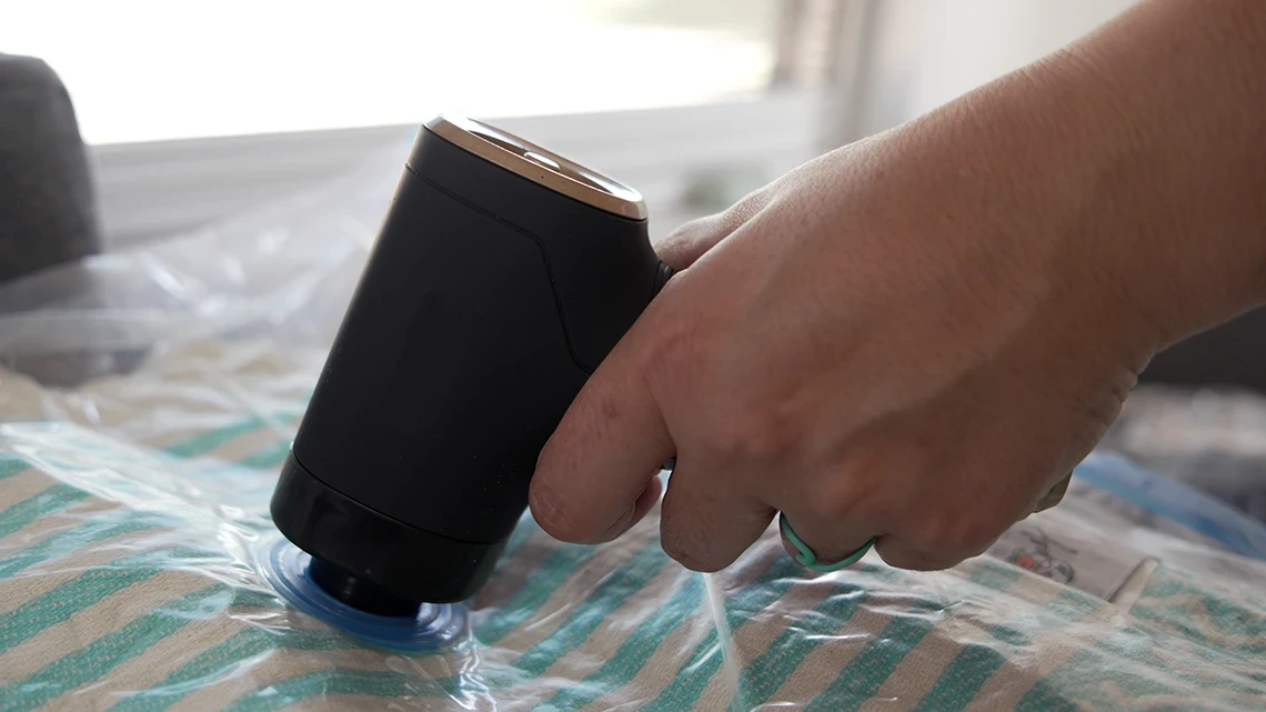 Minimalismo real en camper aspirador bolsas de vacío destino camper def