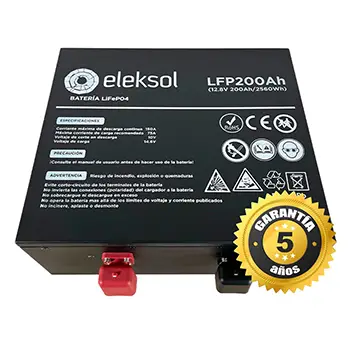 Baterías de litio para camper ELEKSOL 200Ah bajo asiento