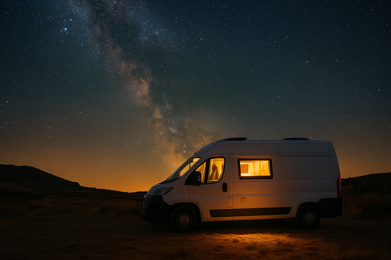 Vivir en furgoneta camper un anochecer inolvidable destino camper
