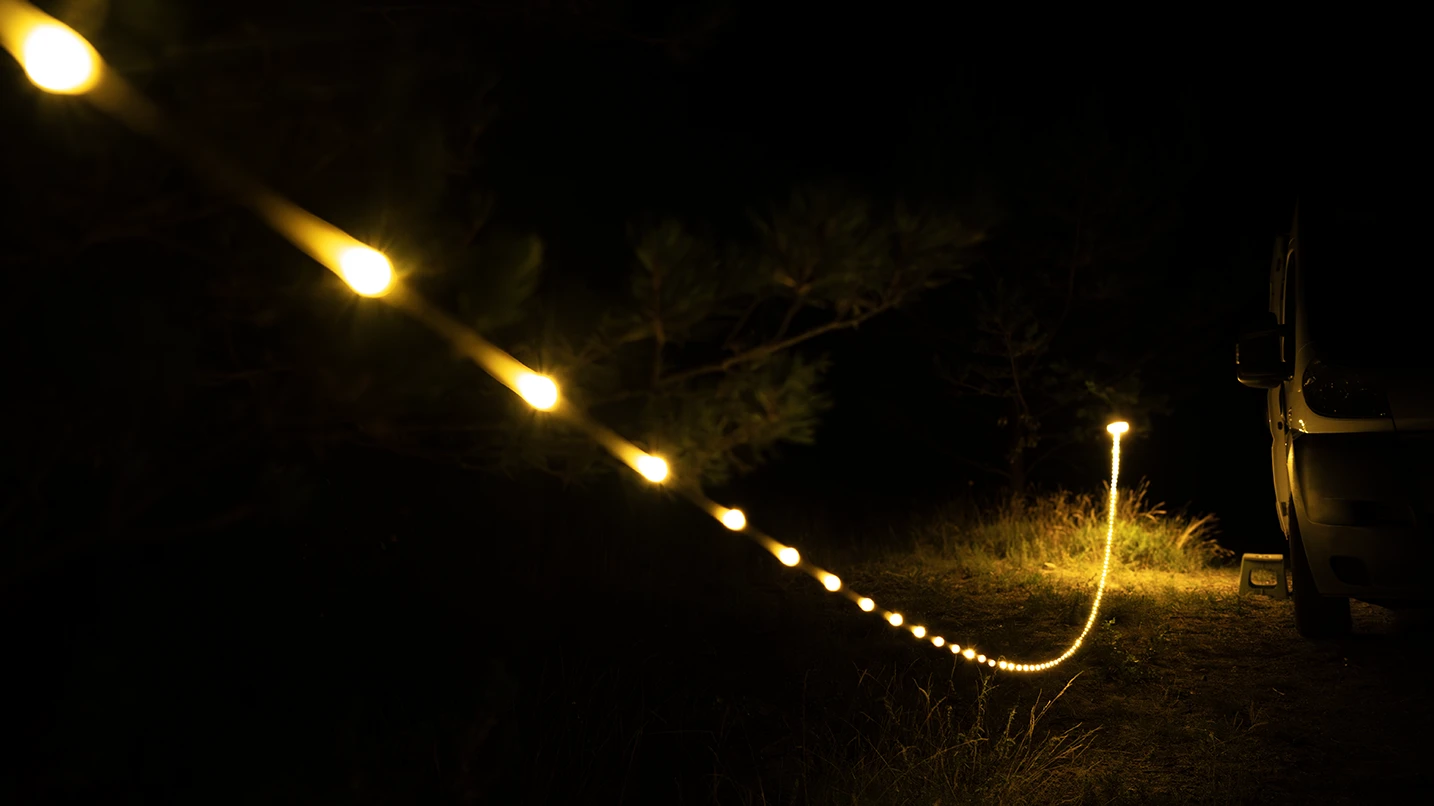 luces LED magnéticas para exterior campistas