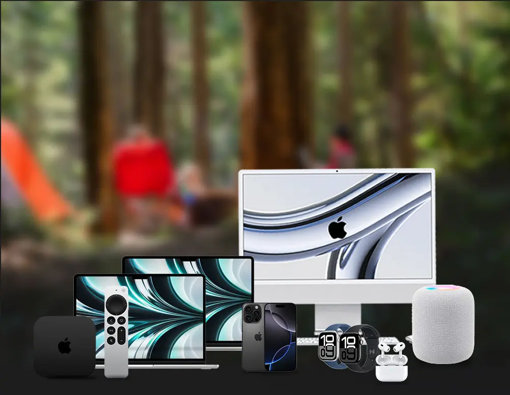 la cesta de aventura camper toda la tecnologia de apple