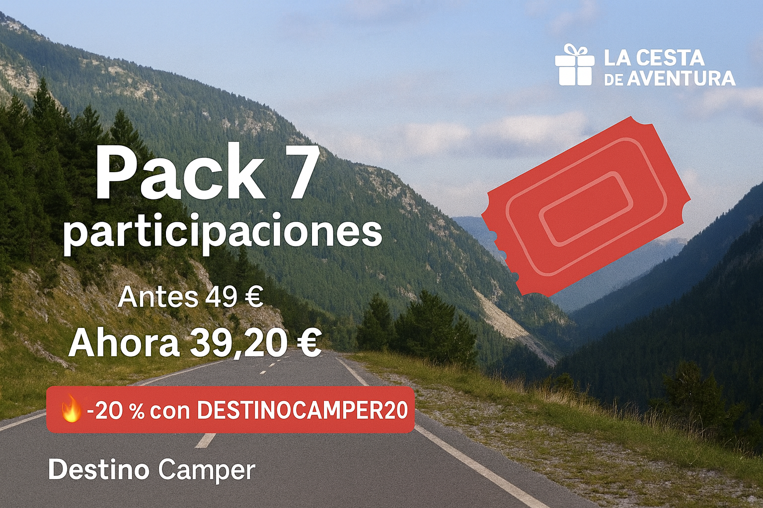 La Cesta de Aventura Pack 7 participaciones