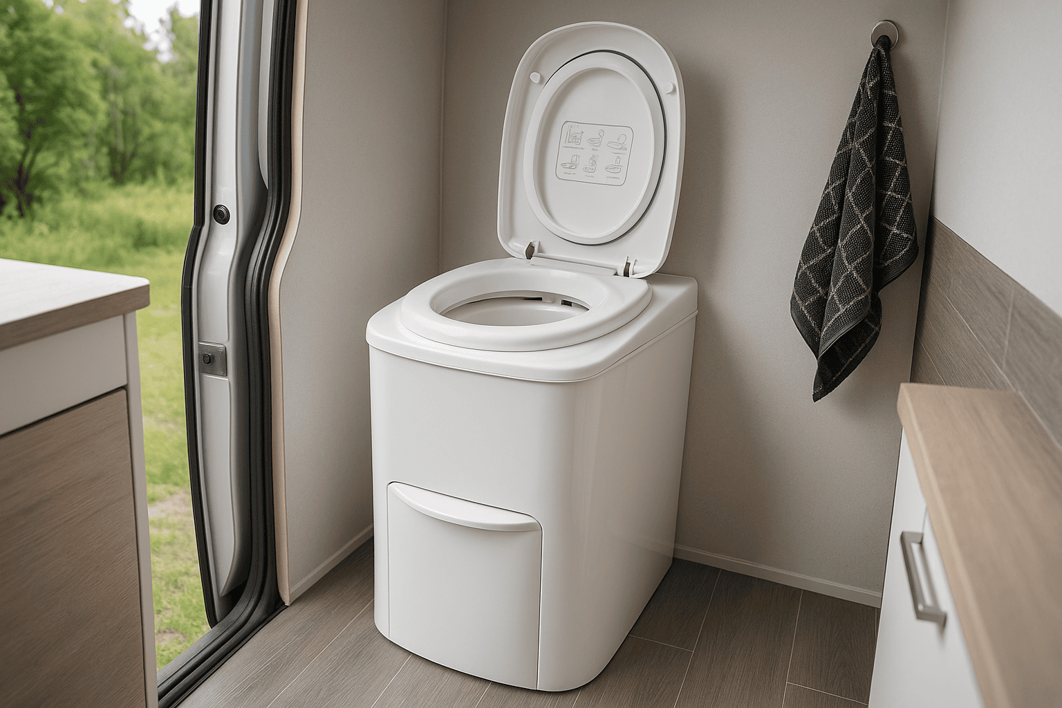 wc para camper interior furgoneta