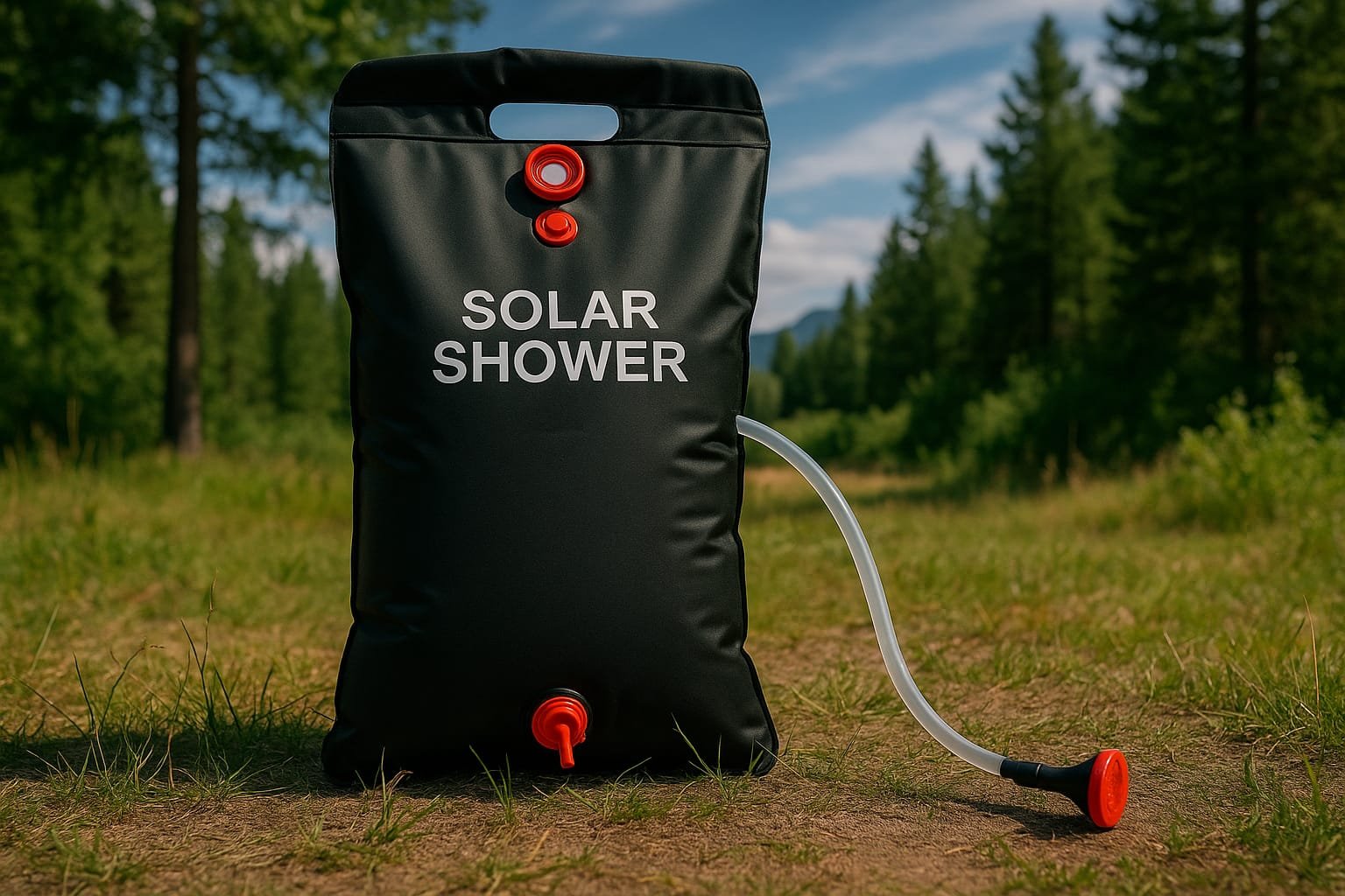 dónde ducharte viajando en furgo portada ducha solar