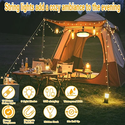 Regalos para campeing que regalar cadena de luces 10m