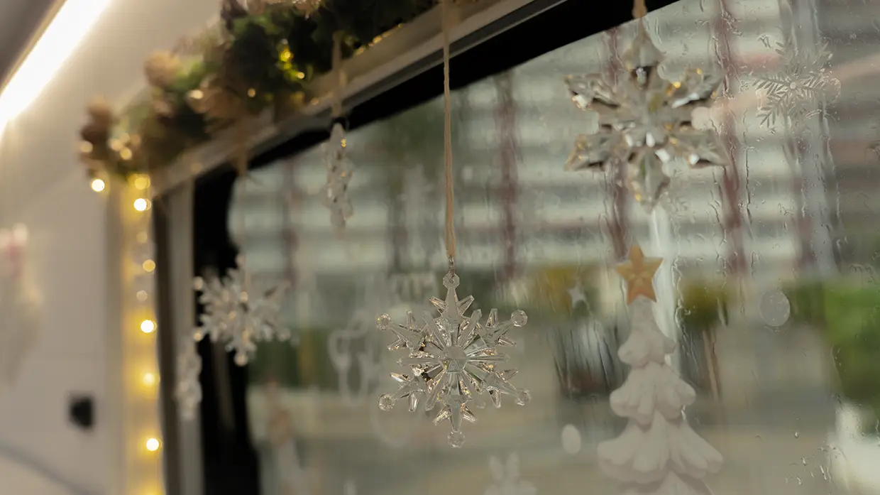 decoración de navidad camper iluminacion y guirnaldas led decoración de navidad camper iluminacion y guirnaldas led