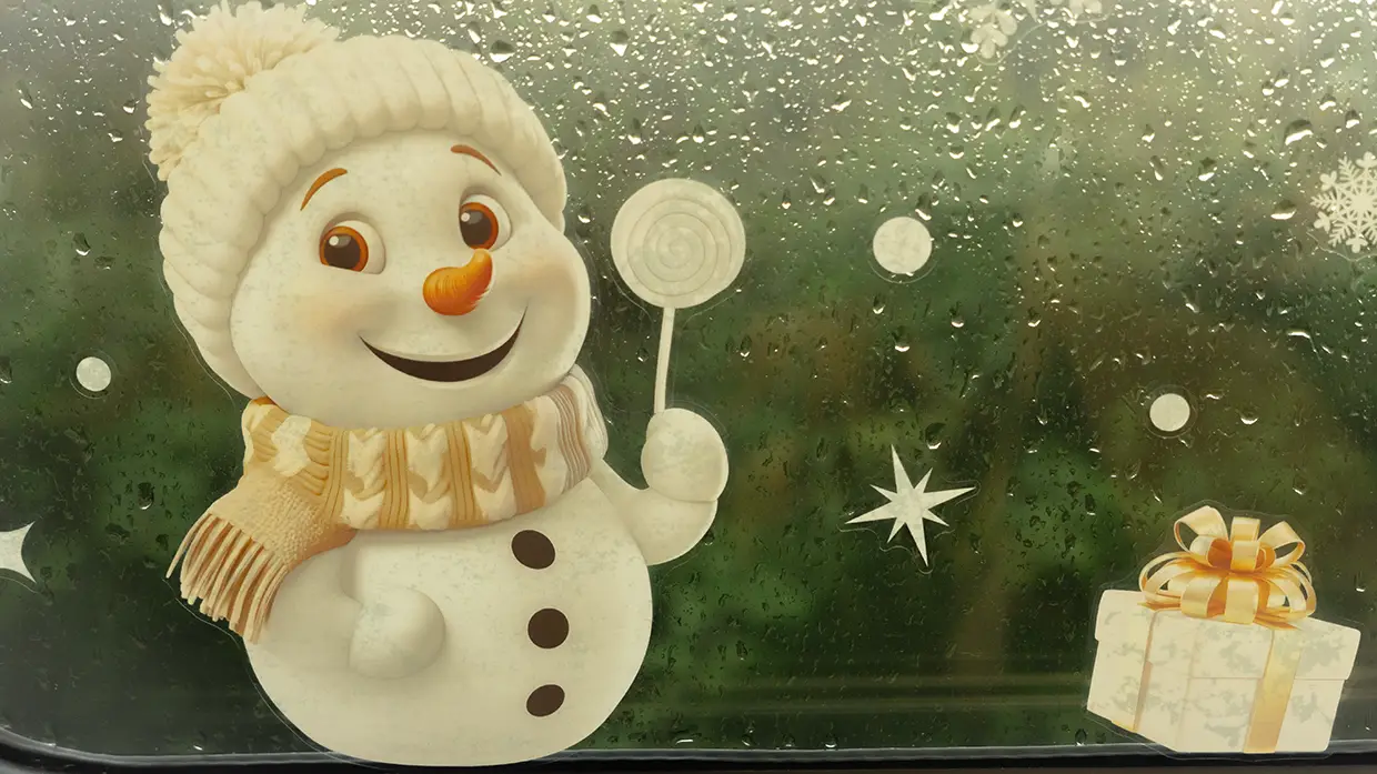 Destino Camper | Navidad en camper: decoración para llenar tu furgoneta de espíritu navideño decoración de navidad vinilos reutilizables