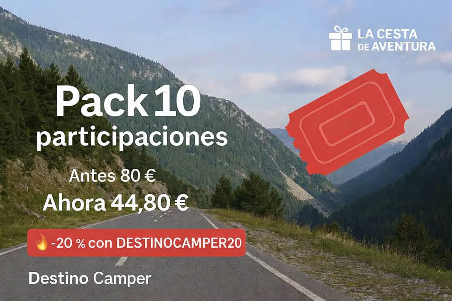 La Cesta de Aventura Pack 7 participaciones