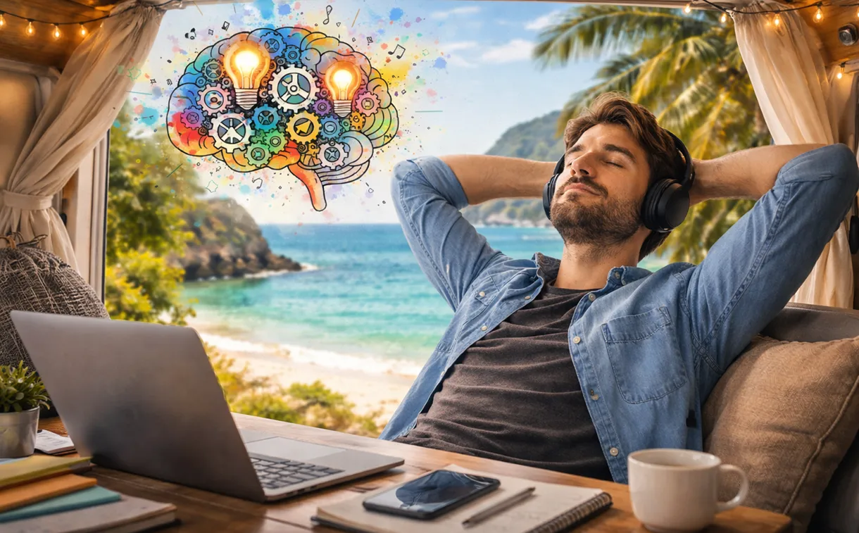 Creadores de contenido vanlife - psicologia de la creatividad