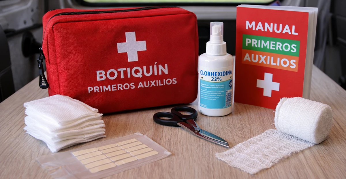 equipamiento de seguridad para camper botiquin vanlife camper