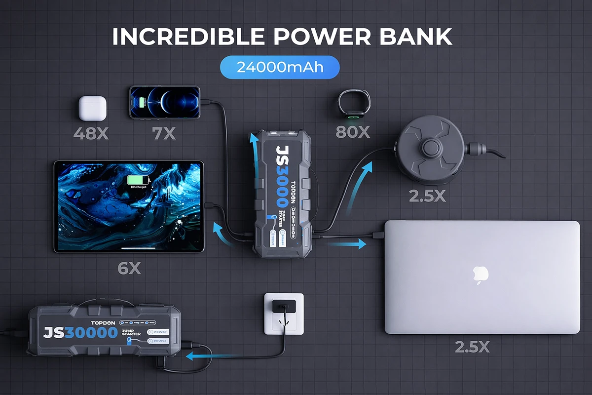 equipamiento de seguridad para vanlife arrancador