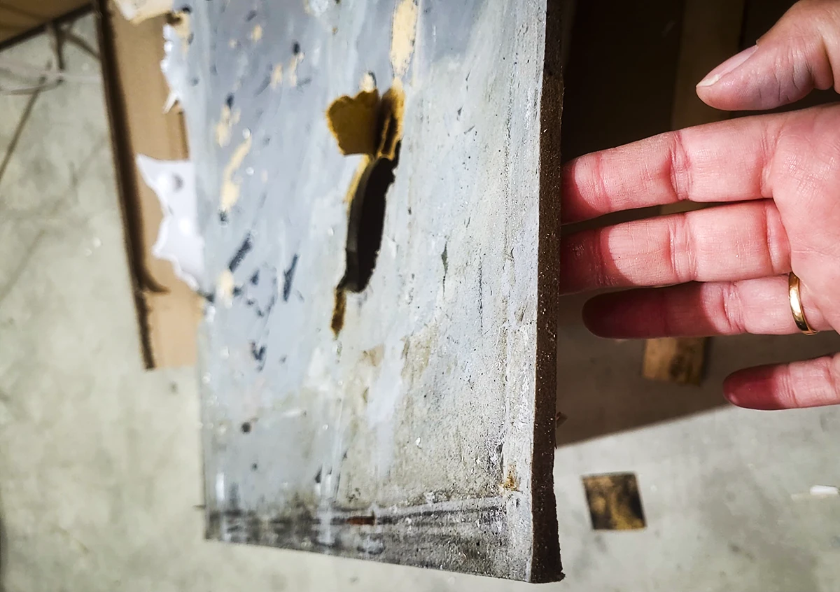 plato de ducha para camper moho en la ducha