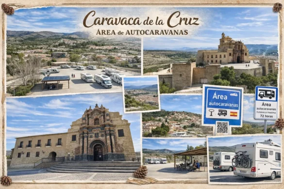 Area de autocarvanas de caravaca de la cruz Murcia destino camper