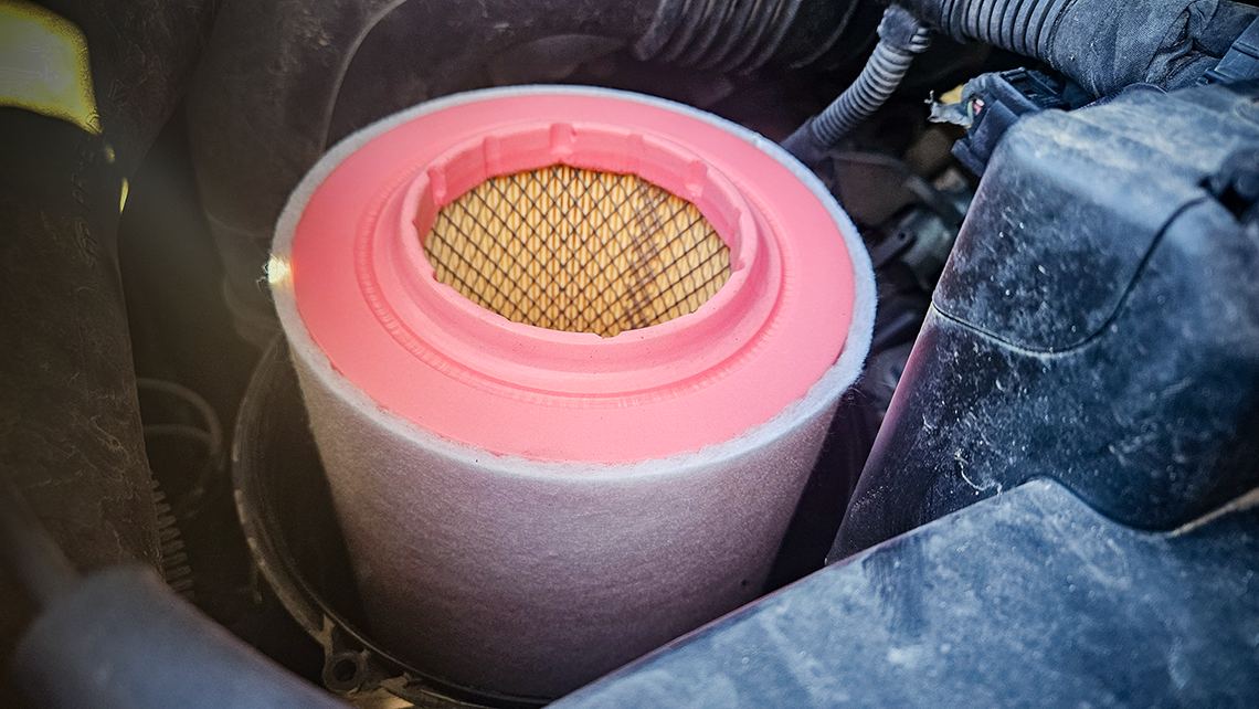 cambiar filtro del aire fiat ducato portafiltros nuevo colocado