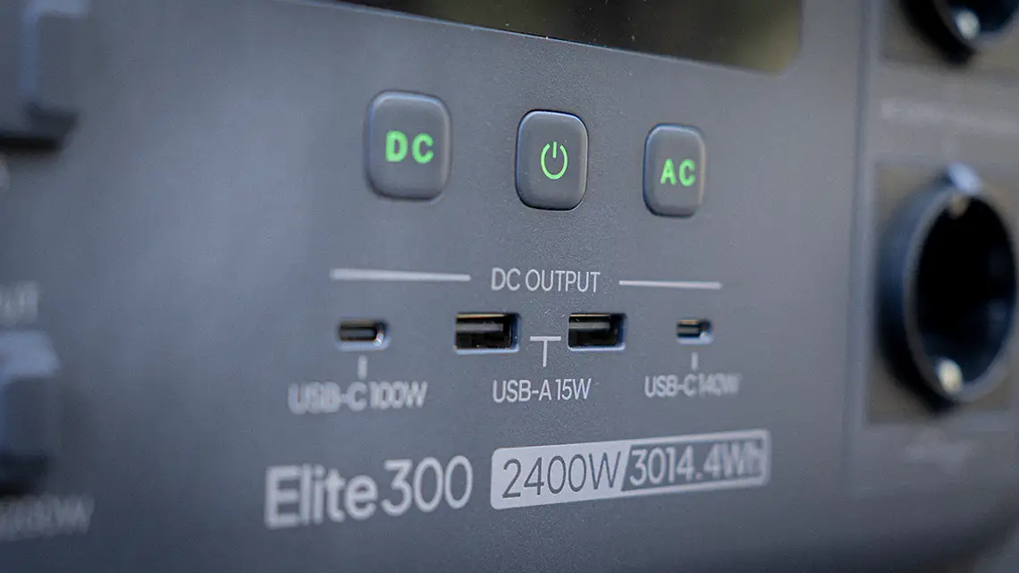 opinion review estacion de carga bluetti elite 300 pantalla destino camper
