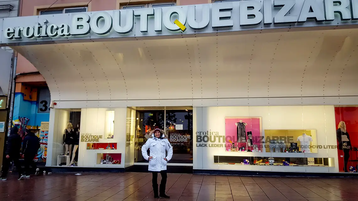 Boutique Bizarre el sex shop más antiguo de Europa en la Reeperbahn Hamburgo