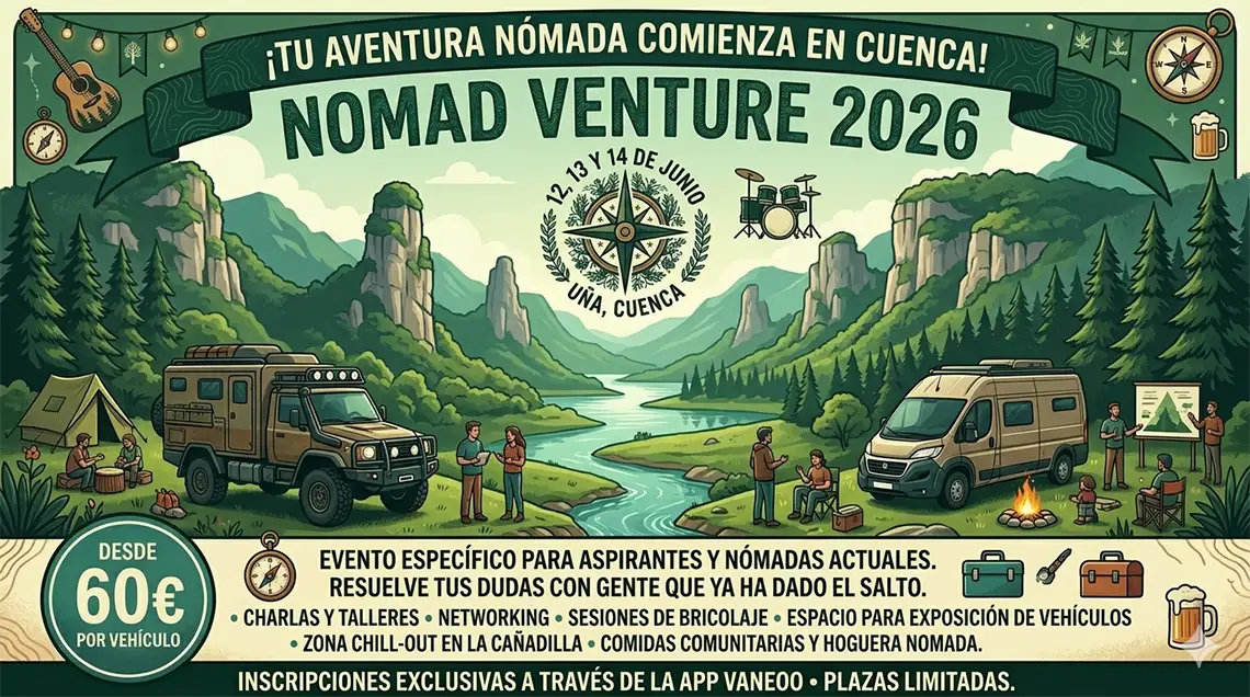 nomad aventure quedadas camper verano 2026