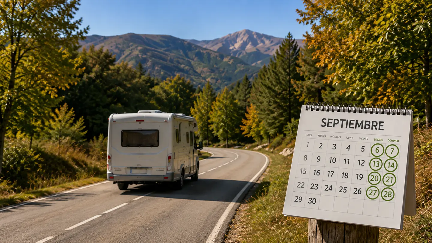 viajar en autocaravana en septiembre