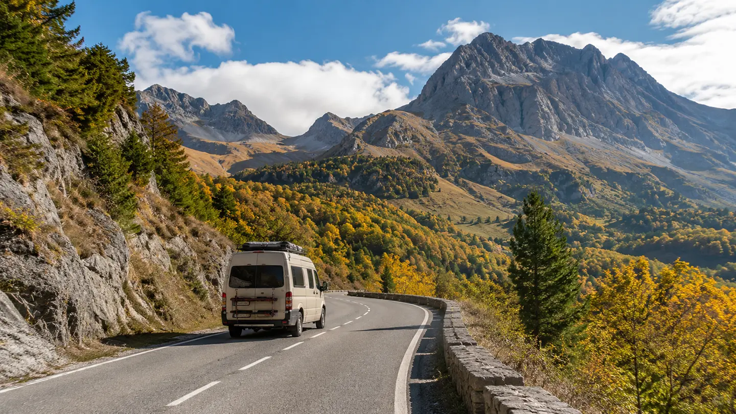 viajar en camper en septiembre pirineos